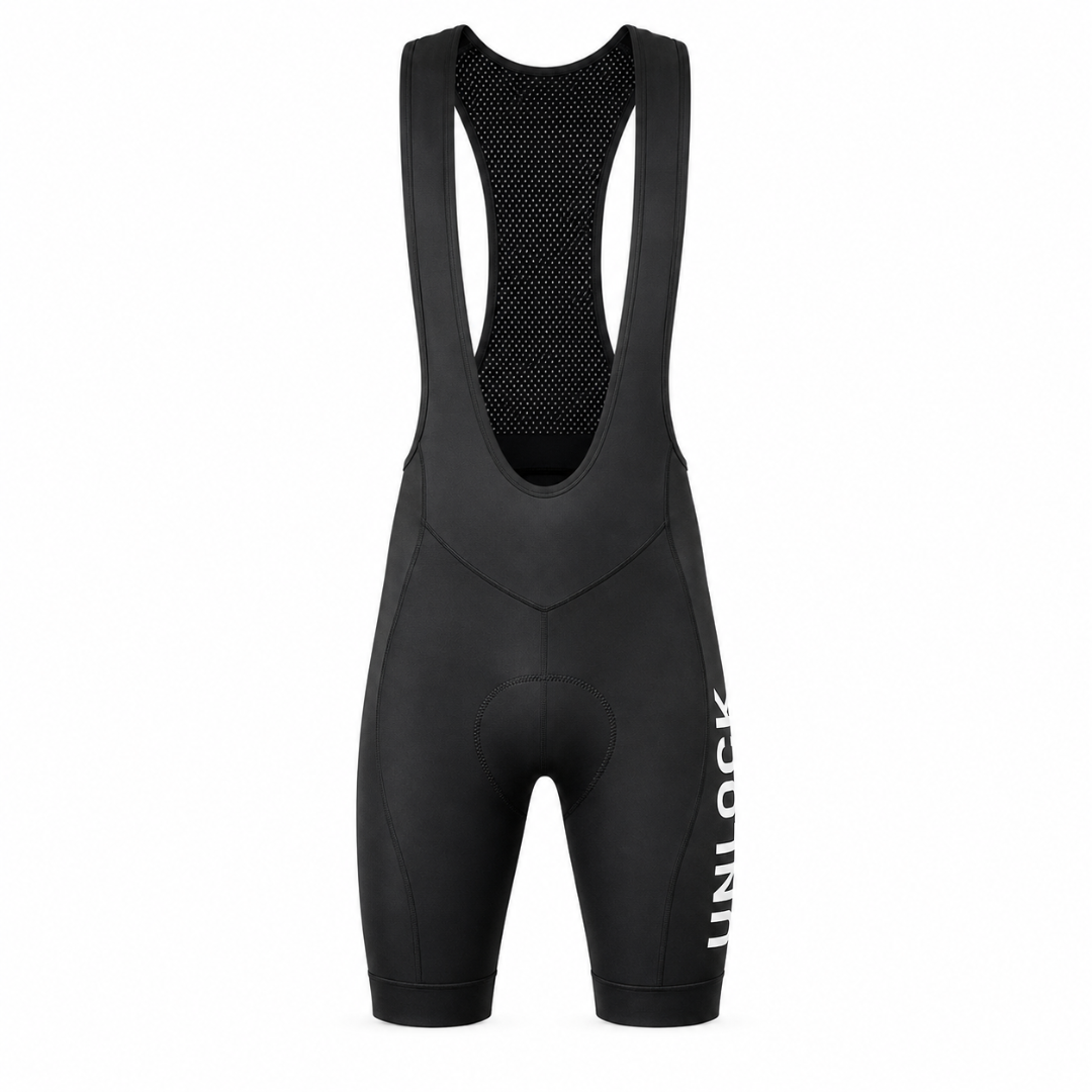 Cuissard Cycliste à Bretelles UNLOCK Signature – Noir Unisexe
